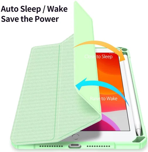 Dux Ducis Toby Apple iPad Mini 7/6 Hoes Tri-Fold Book Case Groen afbeelding 4
