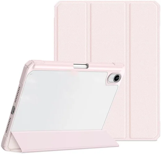 Dux Ducis Toby Apple iPad Mini 7/6 Hoes Tri-Fold Book Case Roze afbeelding 1