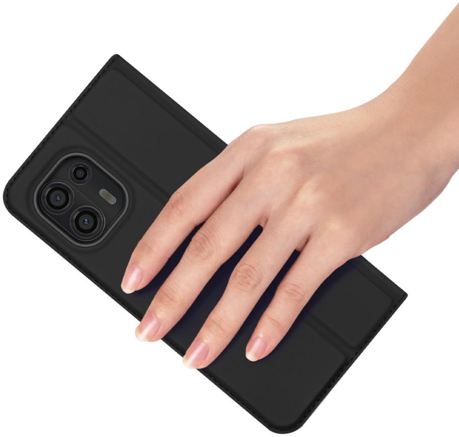 Dux Ducis Skin Pro Motorola Edge 20 Lite Hoesje Wallet Book Case Zwart afbeelding 6