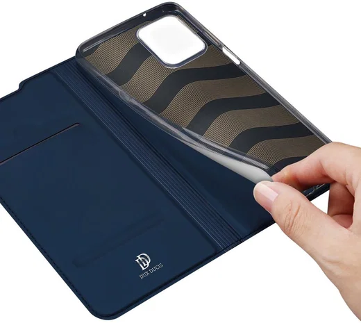 Dux Ducis Skin Pro Motorola Edge 20 Lite Hoesje Wallet Book Case Blauw afbeelding 4