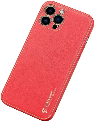 Dux Ducis Yolo Apple iPhone 13 Pro Hoesje Back Cover Rood afbeelding 11