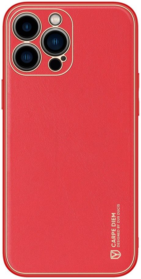 Dux Ducis Yolo Apple iPhone 13 Pro Hoesje Back Cover Rood afbeelding 2