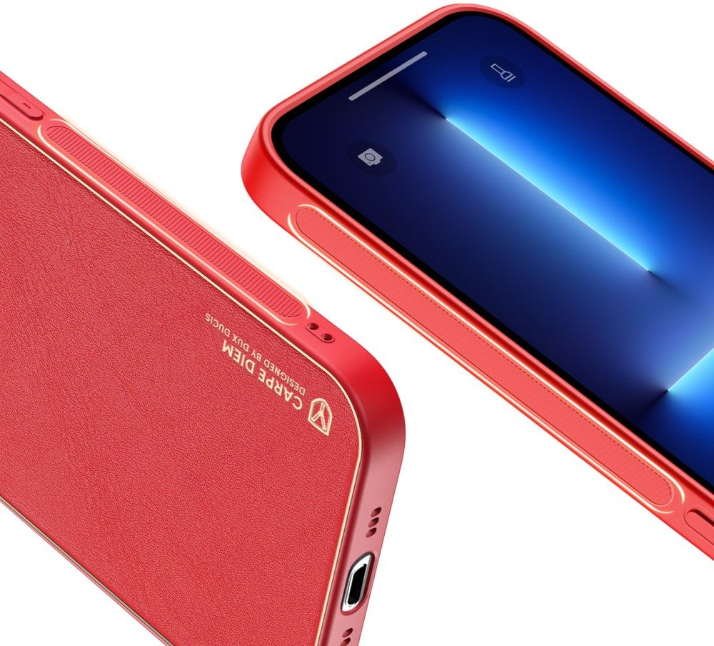 Dux Ducis Yolo Apple iPhone 13 Pro Hoesje Back Cover Rood afbeelding 4