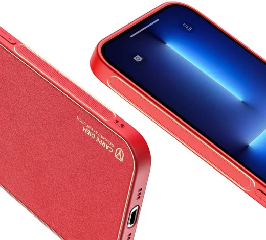 Dux Ducis Yolo Apple iPhone 13 Pro Hoesje Back Cover Rood afbeelding 4