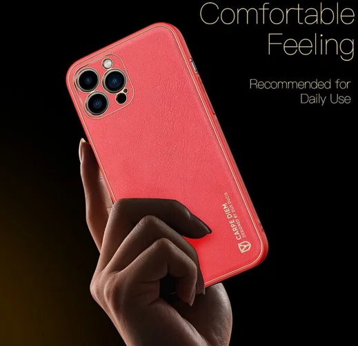 Dux Ducis Yolo Apple iPhone 13 Pro Hoesje Back Cover Rood afbeelding 6