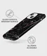 Burga Tough Case Apple iPhone 13 Hoesje Rose Gold Marble Print afbeelding 6