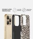 Burga Tough Case Apple iPhone 13 Pro Hoesje Almond Latte Print afbeelding 2