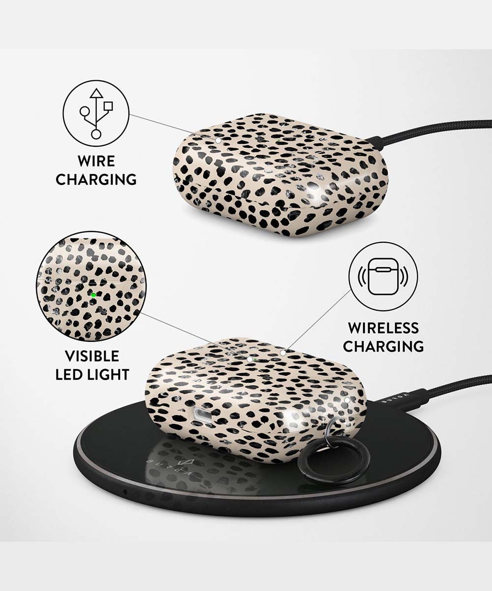 Burga Tough Case Apple AirPods Pro Hoesje Almond Latte afbeelding 3
