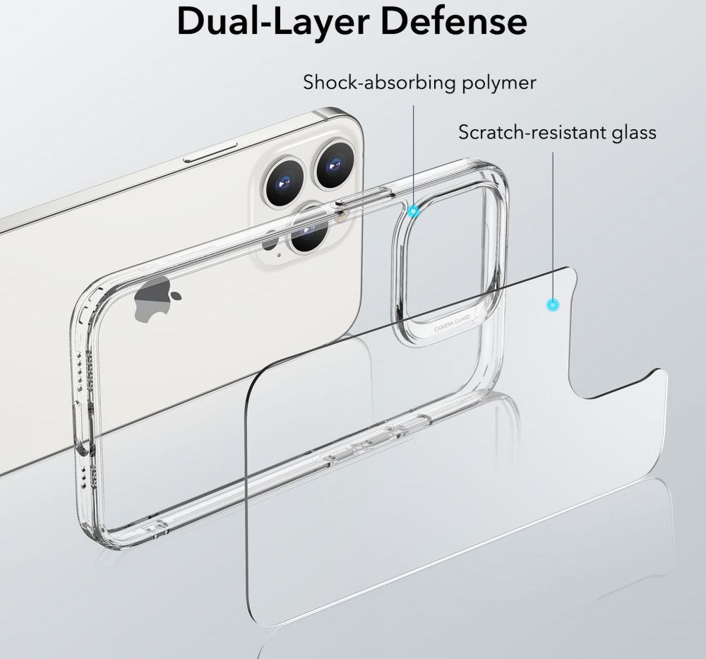 ESR Ice Shield Apple iPhone 13 Pro Hoesje Back Cover Transparant afbeelding 4