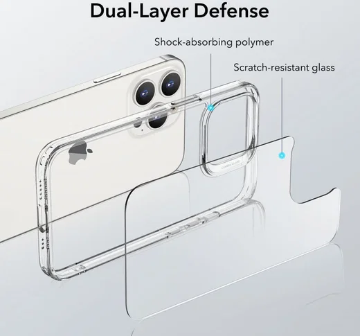 ESR Ice Shield Apple iPhone 13 Pro Hoesje Back Cover Transparant afbeelding 4