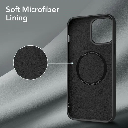ESR Cloud Apple iPhone 13 Hoesje voor MagSafe / HaloLock Zwart afbeelding 3