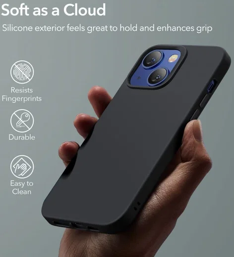 ESR Cloud Apple iPhone 13 Hoesje voor MagSafe / HaloLock Zwart afbeelding 4