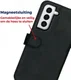 Rosso Deluxe Samsung Galaxy S22 Plus Hoesje Wallet Case Leer Zwart afbeelding 5