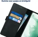 Rosso Deluxe Samsung Galaxy S22 Plus Hoesje Wallet Case Leer Zwart afbeelding 4