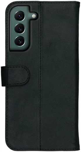 Rosso Deluxe Samsung Galaxy S22 Plus Hoesje Wallet Case Leer Zwart afbeelding 12
