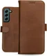 Rosso Deluxe Samsung Galaxy S22 Plus Hoesje Wallet Case Leer Bruin afbeelding 11