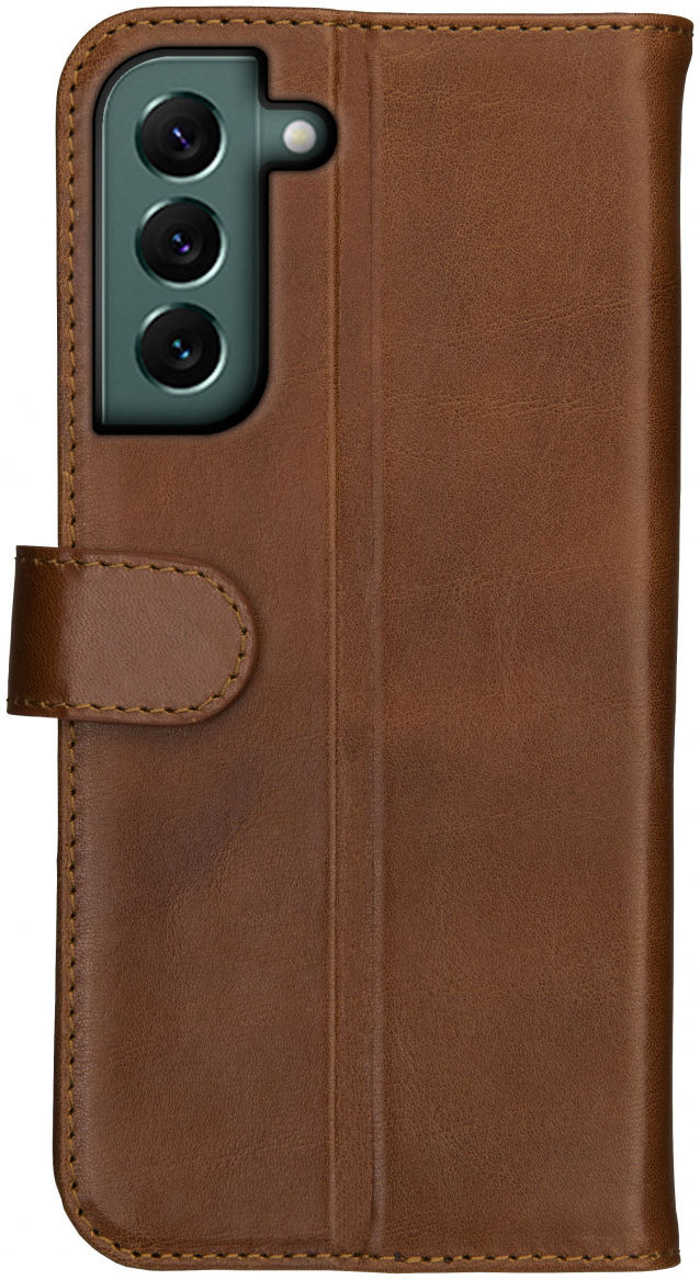 Rosso Deluxe Samsung Galaxy S22 Plus Hoesje Wallet Case Leer Bruin afbeelding 12