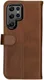 Rosso Deluxe Samsung Galaxy S22 Ultra Hoesje Wallet Case Leer Bruin afbeelding 12