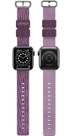 LifeProof  Apple Watch Bandje - 1-10/SE - 42MM/41MM/40MM/38MM - Nylon - Paars afbeelding 1