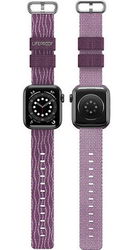 LifeProof  Apple Watch Bandje - 1-10/SE - 42MM/41MM/40MM/38MM - Nylon - Paars afbeelding