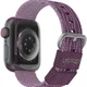 LifeProof  Apple Watch Bandje - 1-10/SE - 42MM/41MM/40MM/38MM - Nylon - Paars afbeelding 2