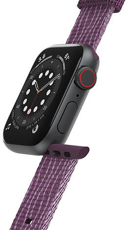 LifeProof  Apple Watch Bandje - 1-10/SE - 42MM/41MM/40MM/38MM - Nylon - Paars afbeelding 3