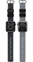 LifeProof  Apple Watch Bandje - 1-10/SE - 42MM/41MM/40MM/38MM - Nylon - Zwart afbeelding