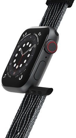 LifeProof  Apple Watch Bandje - 1-10/SE - 42MM/41MM/40MM/38MM - Nylon - Zwart afbeelding 5