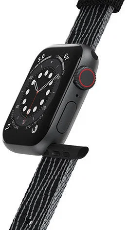 LifeProof  Apple Watch Bandje - 1-10/SE - 42MM/41MM/40MM/38MM - Nylon - Zwart afbeelding 5