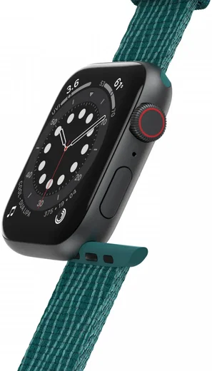 LifeProof Apple Watch Band - 1-10/SE/Ultra - 49/46/45/44/42MM - Nylon - Groen afbeelding 2