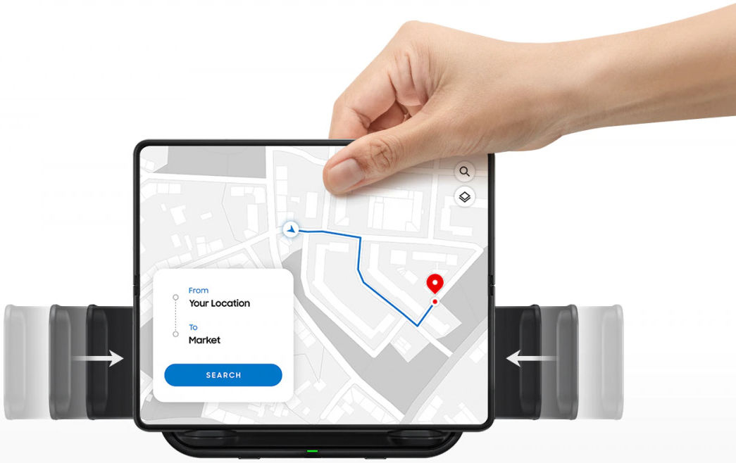 Originele Samsung Ventilatierooster Autohouder Draadloze Oplader 9W afbeelding 2
