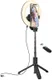 Hoco LED Ring Licht Tripod Statief Houder / Selfie Stick Zwart afbeelding 1