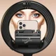 Hoco LED Ring Licht Tripod Statief Houder / Selfie Stick Zwart afbeelding 8