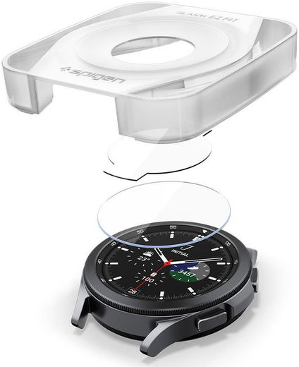Spigen Samsung Galaxy Watch 4 Classic 42MM Screen Protector met Frame afbeelding 2