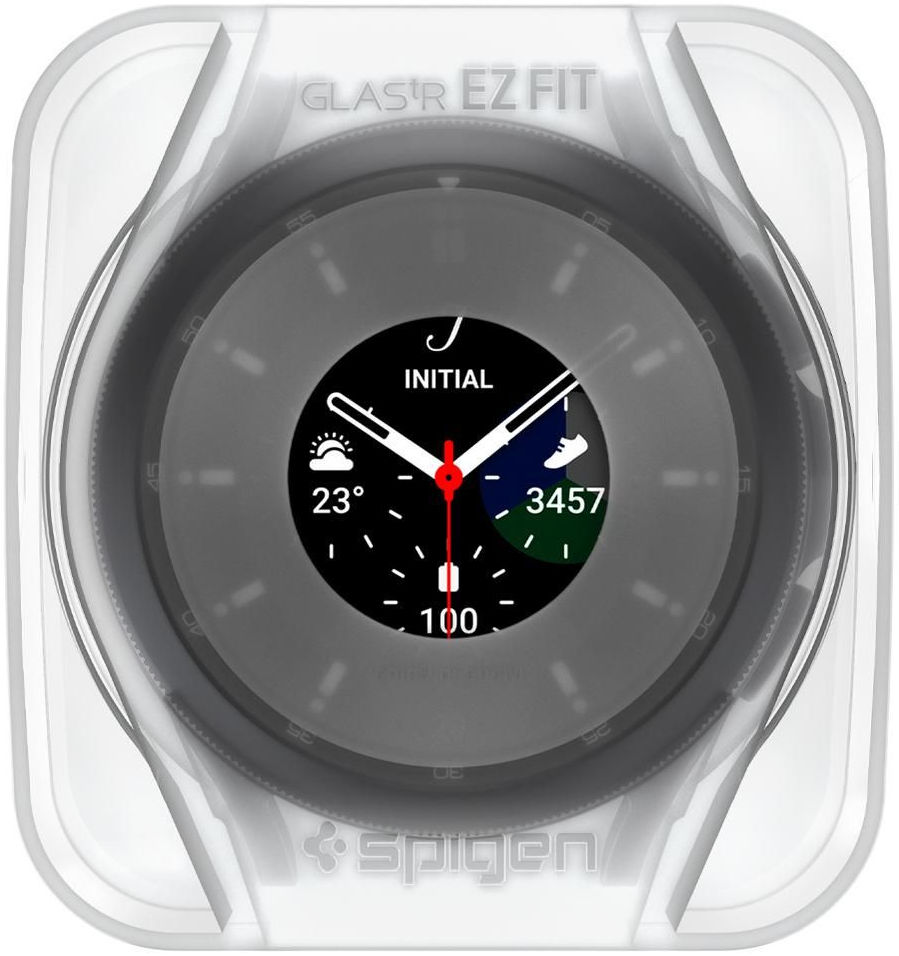Spigen Samsung Galaxy Watch 4 Classic 42MM Screen Protector met Frame afbeelding 3