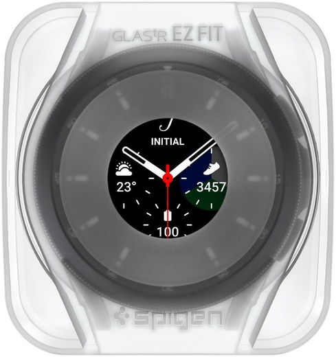 Spigen Samsung Galaxy Watch 4 Classic 42MM Screen Protector met Frame afbeelding 3