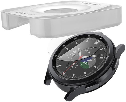 Spigen Samsung Galaxy Watch 4 Classic 42MM Screen Protector met Frame afbeelding 9