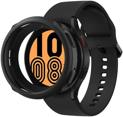 Spigen Liquid Air Samsung Galaxy Watch 4 44MM Hoesje Zwart afbeelding 2