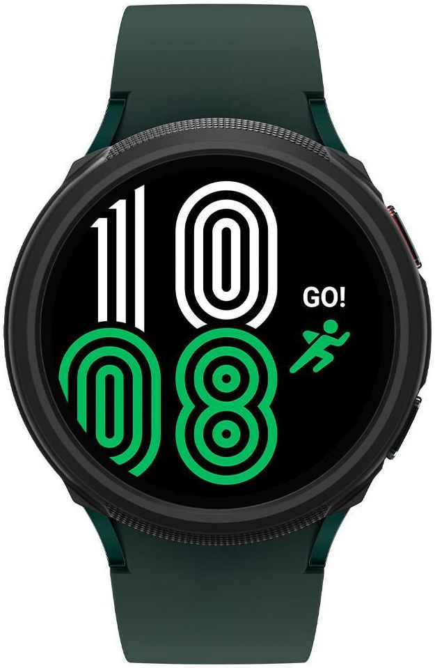 Spigen Liquid Air Samsung Galaxy Watch 4 44MM Hoesje Zwart afbeelding 3