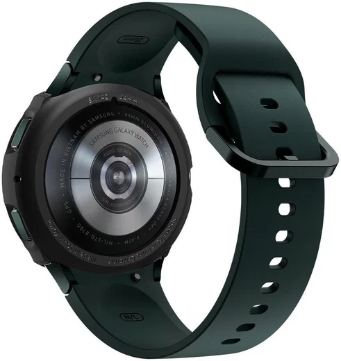 Spigen Liquid Air Samsung Galaxy Watch 4 44MM Hoesje Zwart afbeelding 6