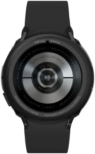 Spigen Liquid Air Samsung Galaxy Watch 4 44MM Hoesje Zwart afbeelding 7