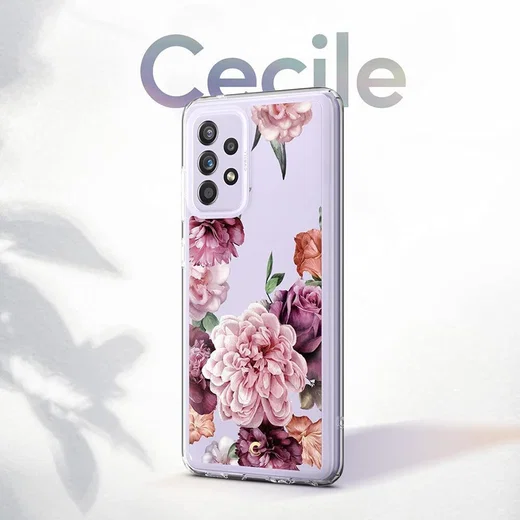 Spigen Ciel by Cyrill Cecile Samsung A52 / A52S Hoesje Rose Floral afbeelding 3
