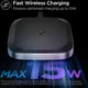 Spigen ArcField PF2004 15W Draadloze Oplader met USB-C Kabel 2M Zwart afbeelding 2