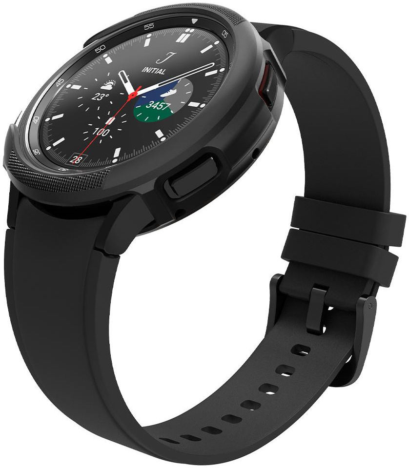 Spigen Liquid Air - Samsung Galaxy Watch 4 Classic 46MM Hoesje - Zwart afbeelding 16