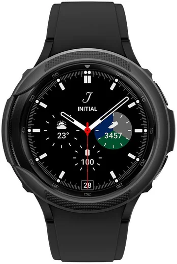 Spigen Liquid Air - Samsung Galaxy Watch 4 Classic 46MM Hoesje - Zwart afbeelding 9