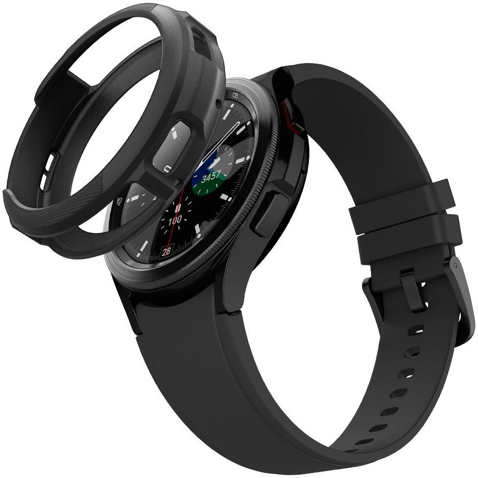 Spigen Liquid Air - Samsung Galaxy Watch 4 Classic 46MM Hoesje - Zwart afbeelding 13
