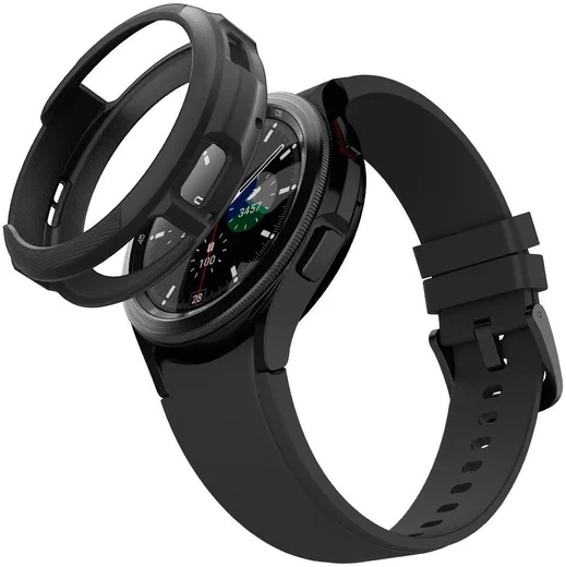 Spigen Liquid Air - Samsung Galaxy Watch 4 Classic 46MM Hoesje - Zwart afbeelding 13