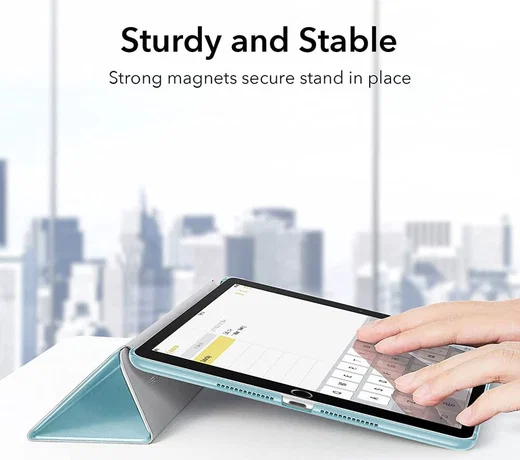 ESR Ascend Apple iPad 10.2 (2019/2020/2021) Hoes Tri-Fold Lichtblauw afbeelding 5