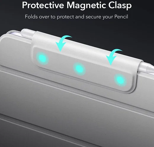 ESR Rebound Magnetic Apple iPad Mini 6 Hoes Tri-Fold Grijs afbeelding 9