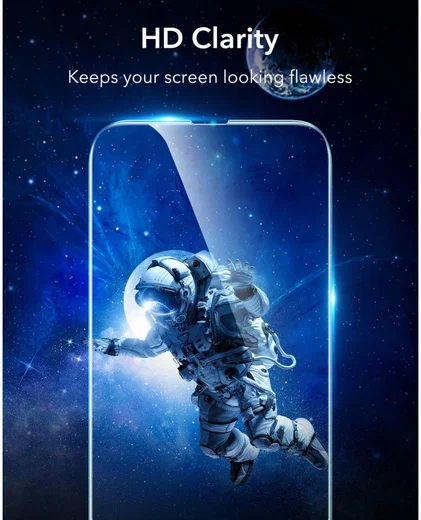ESR Apple iPhone 13 Pro Max Tempered Glass met Montageframe (2-Pack) afbeelding 8